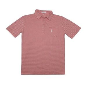 Johnnie-O Men's Small Polo Shirt Striped Short Sleeve 100% Cotton